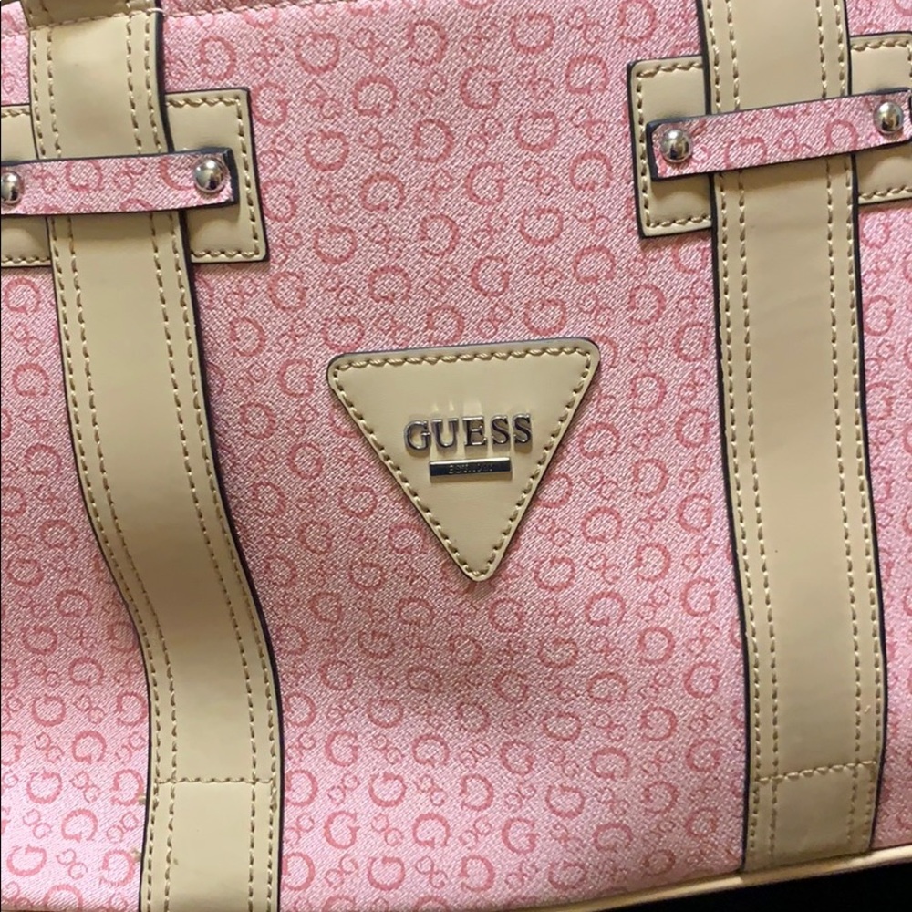 Guess pink hand bag / tote